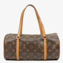 Louis Vuitton Papillon 30 Vintage Monogram Canvas Handbag With Mini Papillon Pochette