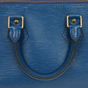Louis Vuitton Speedy 25 Blue EPI Leather Handbag