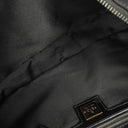 Fendi Vintage Neoprene Black Croissant Half-Moon Hobo Bag