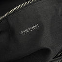Fendi Vintage Neoprene Black Croissant Half-Moon Hobo Bag