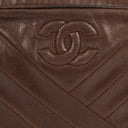 Chanel Camera Tassel Brown Leather Crossbody Bag