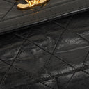 Chanel Classic Single Flap Bag Black Quilted Lambskin With 24K Gold-Plated Hardware