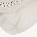 Chanel Crinkled Patent Modern White Plastic Chain Flap Bag