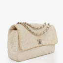 Chanel Neutral Lady Graphic Quilted Leather Flap Bag