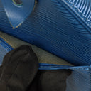 Louis Vuitton Speedy 25 Blue EPI Leather Handbag
