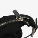 Fendi Vintage Neoprene Black Croissant Half-Moon Hobo Bag