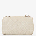 Chanel Neutral Lady Graphic Quilted Leather Flap Bag