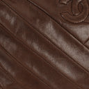 Chanel Camera Tassel Brown Leather Crossbody Bag