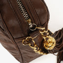 Chanel Camera Tassel Brown Leather Crossbody Bag