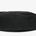 Fendi Vintage Neoprene Black Croissant Half-Moon Hobo Bag