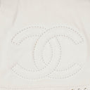 Chanel Crinkled Patent Modern White Plastic Chain Flap Bag