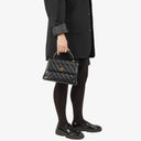 Chanel Kelly Top Handle Black Quilted Lambskin Bag