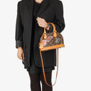 Louis Vuitton Alma BB Limited Edition Monogram Canvas World Tour Handbag