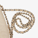 Chanel Neutral Lady Graphic Quilted Leather Flap Bag