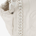 Chanel Crinkled Patent Modern White Plastic Chain Flap Bag