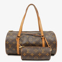 Louis Vuitton Papillon 30 Vintage Monogram Canvas Handbag With Mini Papillon Pochette