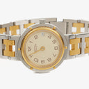 Hermes Clipper Quartz Watch Two- Tone Stainless Steel