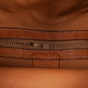 Celine Vintage Macadam Triomphe Beige And Brown Drawstring Bucket Bag