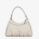 Gucci GG White Leather Abbey D-Ring Bag