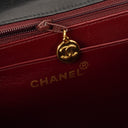Chanel Jumbo CC Classic Single Flap Maxi Logo Bag Black Quilted Lambskin 24K Gold-Plated Hardware