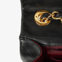 Chanel Jumbo CC Classic Single Flap Maxi Logo Bag Black Quilted Lambskin 24K Gold-Plated Hardware