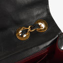 Chanel Jumbo CC Classic Single Flap Maxi Logo Bag Black Quilted Lambskin 24K Gold-Plated Hardware