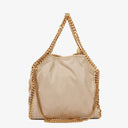 Stella McCartney Falabella Beige Tote Vegan Shaggy Deer