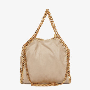 Stella McCartney Falabella Beige Tote Vegan Shaggy Deer