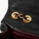 Chanel Jumbo CC Classic Single Flap Maxi Logo Bag Black Quilted Lambskin 24K Gold-Plated Hardware