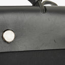 Hermes Herbag Canvas Vache Hunter Black 2 In 1 Bag