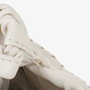 Chanel Crinkled Patent Modern White Plastic Chain Flap Bag
