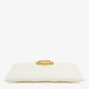 Chanel Boy Vit Kaviar Quiltad Kortfodral