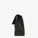 Chanel Jumbo CC Classic Single Flap Maxi Logo Bag Black Quilted Lambskin 24K Gold-Plated Hardware