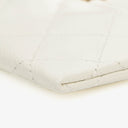 Chanel Boy Vit Kaviar Quiltad Kortfodral