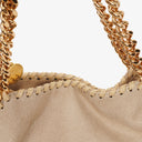Stella McCartney Falabella Beige Tote Vegan Shaggy Deer