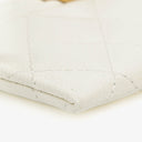 Chanel Boy Vit Kaviar Quiltad Kortfodral