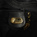 Gucci Interlocking Black Leather Bucket Bag