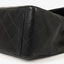 Chanel Jumbo CC Classic Single Flap Maxi Logo Bag Black Quilted Lambskin 24K Gold-Plated Hardware