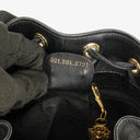 Gucci Interlocking Black Leather Bucket Bag