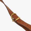 Celine Vintage Macadam Triomphe Beige And Brown Drawstring Bucket Bag