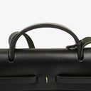 Hermes Herbag Canvas Vache Hunter Black 2 In 1 Bag