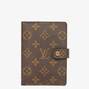 Louis Vuitton Monogram Canvas Small Ring Agenda Cover