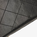 Chanel Jumbo CC Classic Single Flap Maxi Logo Bag Black Quilted Lambskin 24K Gold-Plated Hardware