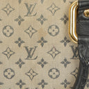 Louis Vuitton Mini Alma Long Blue Monogram Handbag
