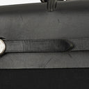 Hermes Herbag Canvas Vache Hunter Black 2 In 1 Bag