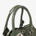 Chloe Paddington Green Leather Satchel Bag
