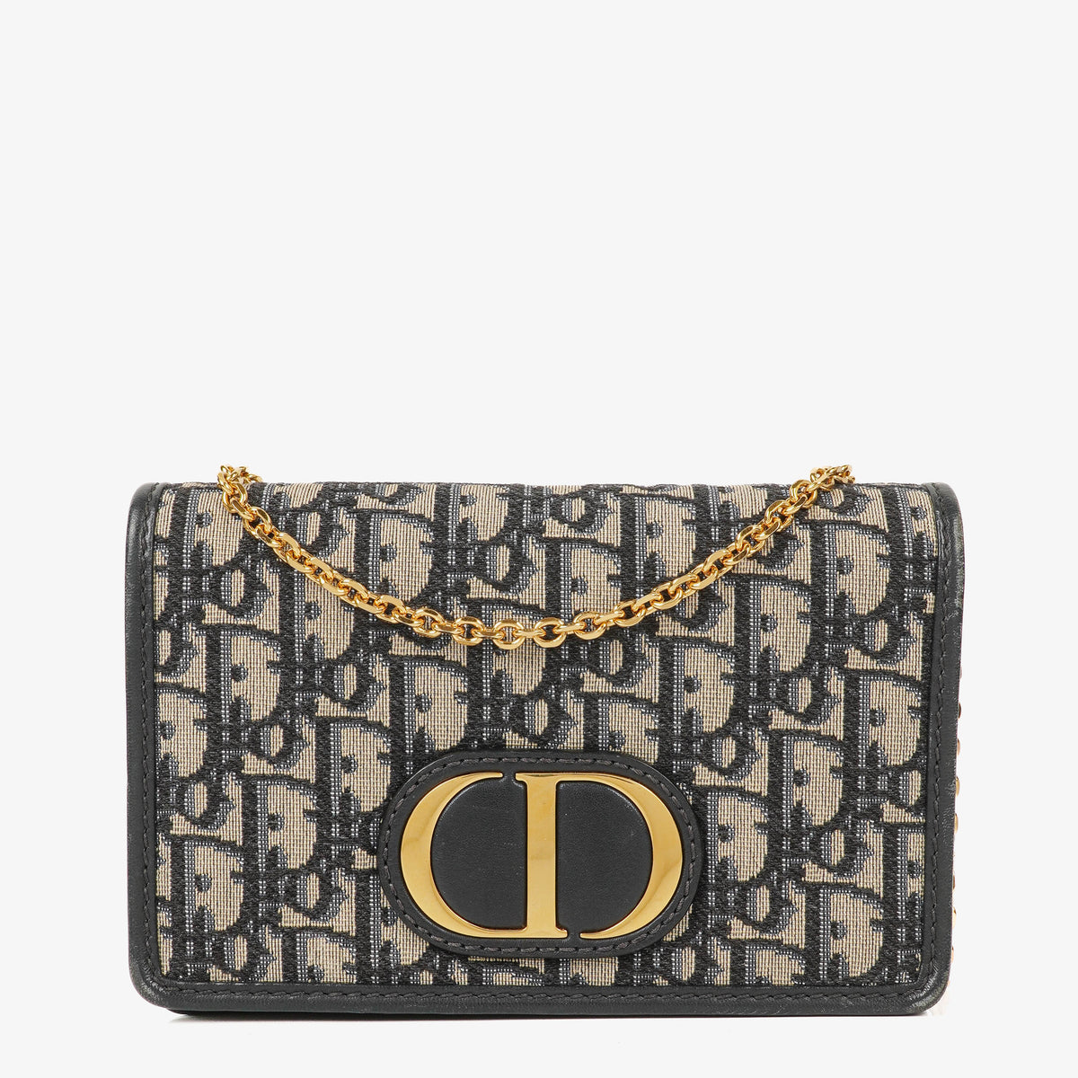 Christian Dior Oblique Nano Blue 30 Montaigne Pouch