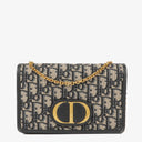 Christian Dior Oblique Nano Blue 30 Montaigne Pouch