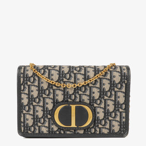 Christian Dior Oblique Nano Blue 30 Montaigne Pouch