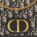 Christian Dior Oblique Nano Blue 30 Montaigne Pouch